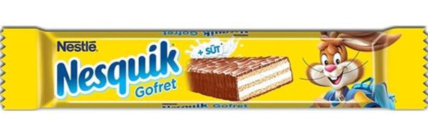 Nesquik Sütlü Çikolatalı Gofret 30x26.7 gr
