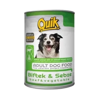 Quik Nutritious Biftek Aromalı Parça Etli Yetişkin Köpek Maması 415 gr Tekli