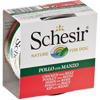 Schesir Nature Tavuk Aromalı Jöleli Yetişkin Köpek Maması 150 gr Tekli