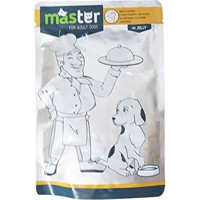 Master Pouch Tavuk Aromalı Jöleli Yetişkin Köpek Maması 80 gr Tekli
