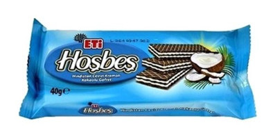 Eti Hoşbeş Hindistan Cevizli Gofret 24x40 gr