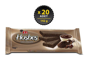 Eti Hoşbeş Kakaolu Kremalı Gofret 20x142 gr