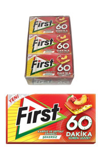 First Sensations Karpuzlu Şeftalili Sakız 12'li 12 Adet