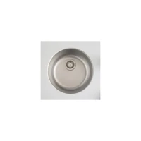 Teka Round 390 mm Damlalıksız Tezgah Altı Tek Gözlü Yuvarlak Orta Paslanmaz Çelik Eviye Gri