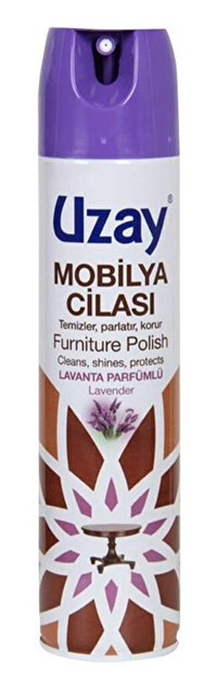 Uzay Mobilya Cilası Lavanta Ahşap Temizleyici 300 ml