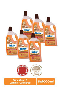 Fakir Parkett Nano Teknolojili Ahşap Temizleyici 6x1 lt