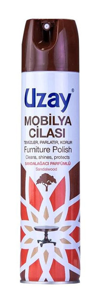 Uzay Mobilya Cilası Sandal Ağacı Ahşap Temizleyici 300 ml