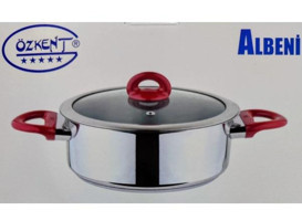 Özkent Albeni 2 Parça 24 cm Granit Tencere
