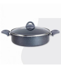 Aldora 2 Parça 28 cm Granit Basık Tencere