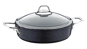 Olika Siyah İnci 2 Parça 22 cm Teflon Tencere