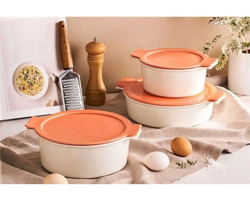 Porland Cookland 2 Parça 20 cm Döküm Tencere