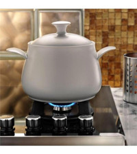 Kütahya Porselen Porflame 2 Parça 28 cm Granit Tencere