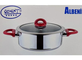 Özkent Albeni 2 Parça 22 cm Granit Tencere