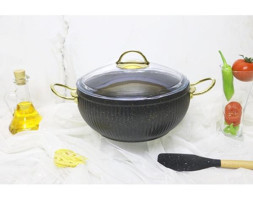 Evita İstiridye Gold 2 Parça 24 cm Granit Derin Tencere