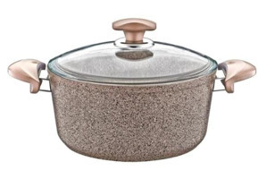 Oms Collection 2 Parça 20 cm Emaye Derin Tencere