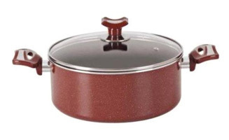 Mehtap Hardena 2 Parça 22 cm Granit Derin Tencere