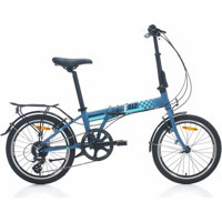 Bianchi F14 20 20 Jant 8 Vites Amortisörlü Katlanır Şehir / Tur Bisikleti Mavi