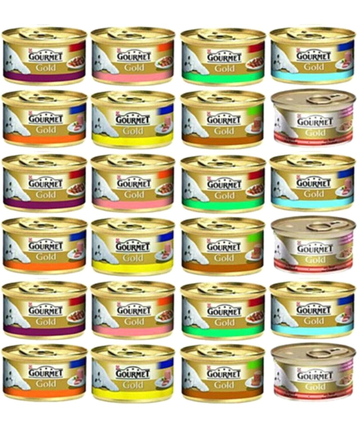 Gold Yetişkin Karışık Jöleli Yaş Kedi Maması 12x85 gr