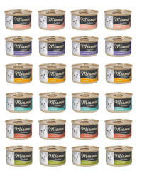 Miamor Yetişkin Karışık Parça Etli-Soslu Yaş Kedi Maması 24x85 gr