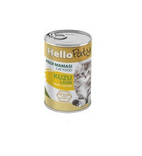 Hello Paty Yavru Kuzu Eti Parça Etli-Soslu Yaş Kedi Maması 24x415 gr