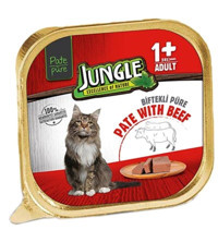 Jungle Pate Yetişkin Dana Eti Ezme Yaş Kedi Maması 100 gr