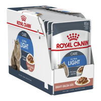 Royal Canin Ultra Light Yetişkin Tavuk Soslu Yaş Kedi Maması 12x85 gr