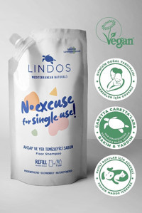 Lindos Doğal Lavanta Kokulu Vegan Ahşap Temizleyici 1.2 lt