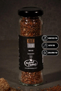 Baharat Dükkanı Keten Tohumu Kavanoz 65 gr