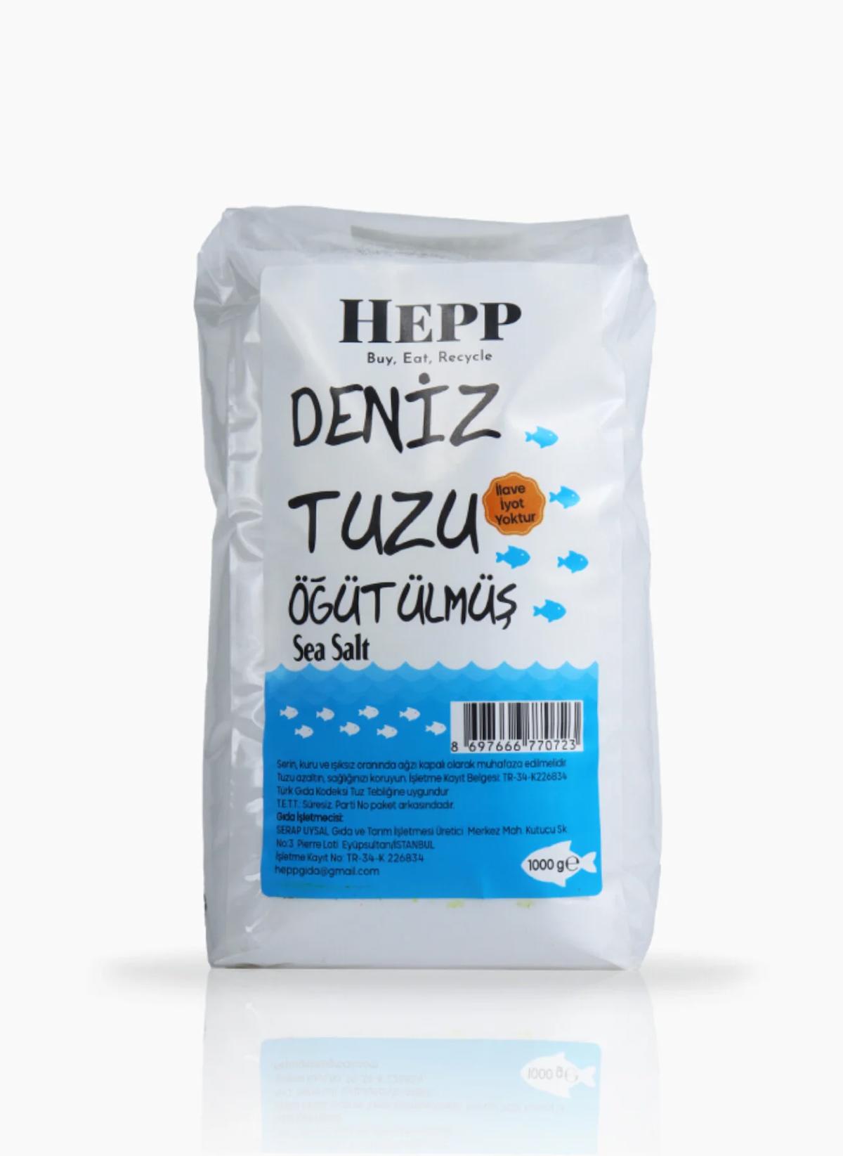 Ekoloji Market Öğütülmüş Deniz Tuzu 1 kg