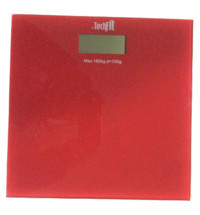 Techfit TF-1053 Cam Dijital Tartı Kırmızı