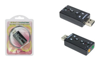 Hadron HD4177 USB 3.5 mm Tek Girişli 7.1 Harici Ses Kartı