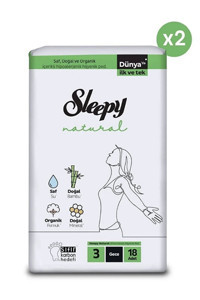 Sleepy Natural Organik 24'lü Hijyenik Ped 2 Adet