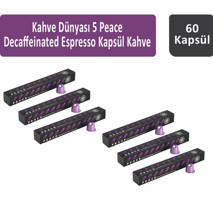 Kahve Dünyası 5 Peace Decaffeinated Espresso 60'lı Kapsül Kahve