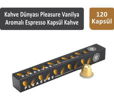 Kahve Dünyası Pleasure Vanilya Aromalı Espresso 120'li Kapsül Kahve