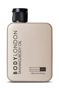 Body London Kakao Yağı Simli Hızlı 6 Faktör Vücut İçin Bronzlaştırıcı Yağ 100 ml