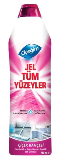 Çiçeğim Jel Çiçek Bahçesi Yüzey Temizleyici 750 ml
