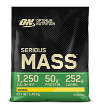 Optimum Serious Mass Muz Aromalı 16 Servis Kilo Aldırıcı Karbonhidrat 5450 gr Toz