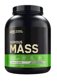 Optimum Nutrition Serious Mass Biskuvi Aromalı 8 Servis Kilo Aldırıcı Karbonhidrat 2070 gr Toz