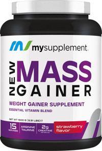 Mysupplement New Çilek Aromalı 15 Servis Kilo Aldırıcı Karbonhidrat 1500 gr Toz