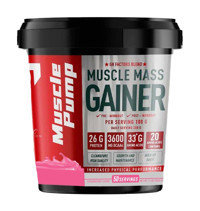 Muscle Pump Muscle Çilek Aromalı 50 Servis Kilo Aldırıcı Karbonhidrat 5000 gr Toz