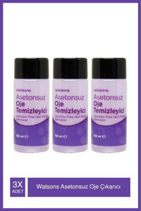 Watsons Aseton 3x150 ml