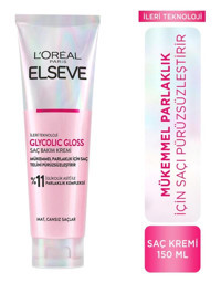 L'oréal Paris Elseve Glycolic Gloss Parlaklık Veren Tüm Saçlar İçin Unisex Saç Kremi 150 ml