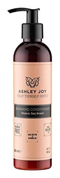 Ashley Joy Badem Shea Silikonsuz Sülfatsız Onarıcı Tuzsuz Keratinli Boyalı Saçlar İçin Kadın Saç Kremi 250 ml
