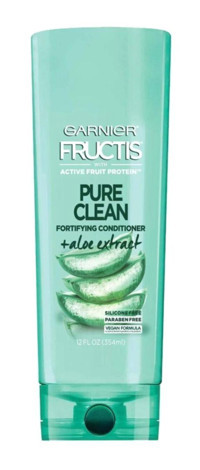 Garnier Fructis Pure Clean Aloe Vera Silikonsuz Sülfatsız Güçlendirici Tüm Saçlar İçin Unisex Saç Kremi 345 ml