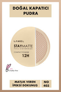Lamel Cosmetics No 403 Yağsız Mat Kompakt Pudra Orta