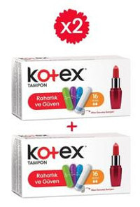 Kotex Mini Normal Tampon 2x16'lı