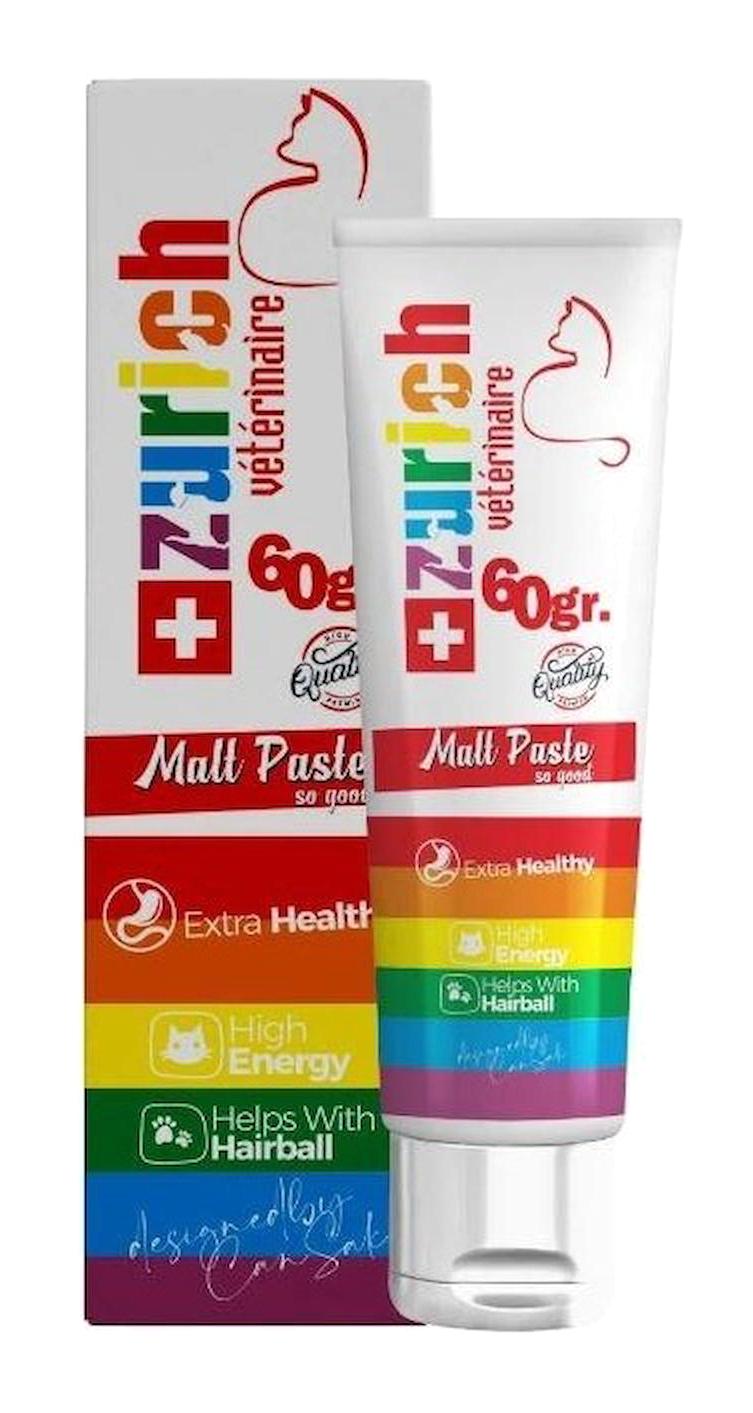 Zürich Malt Softe B Vitamini Tüy Dökme Yetişkin Kedi Vitamini Macun 60 gr