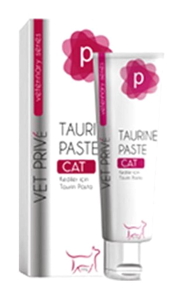 Vet Prive Veterinary Taurine B Vitamini E Vitamini Bağışıklık Güçlendirici Yetişkin Kedi Vitamini Macun 100 gr