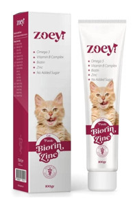 Zoey Biotin B Vitamini Tüy Dökme Kedi Vitamini Macun 100 gr