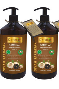 Naturix Dökülme Karşıtı Siyah Sarımsak Saç Kremi 2 X 500 ml